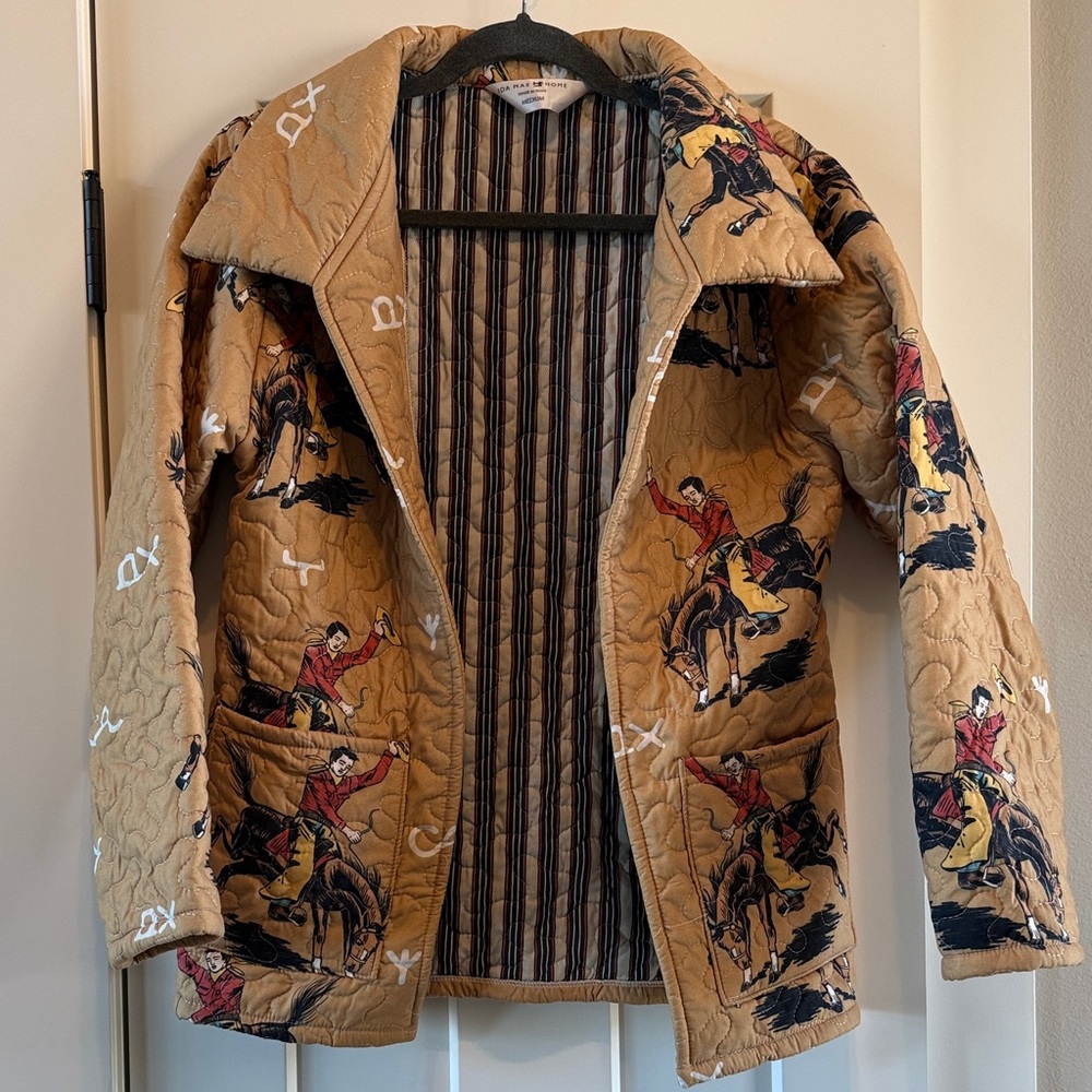 Western Print Ida Mae Quilted Jacket